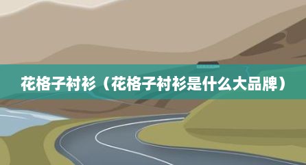花格子衬衫（花格子衬衫是什么大品牌）