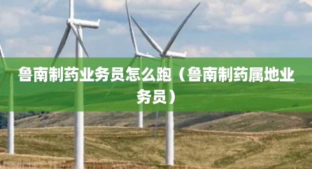鲁南制药业务员怎么跑（鲁南制药属地业务员）