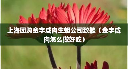 上海团购金字咸肉生蛆公司玫歉（金字咸肉怎么做好吃）