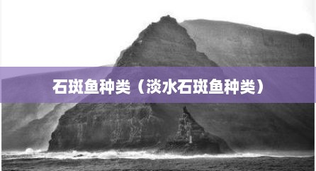 石斑鱼种类（淡水石斑鱼种类）