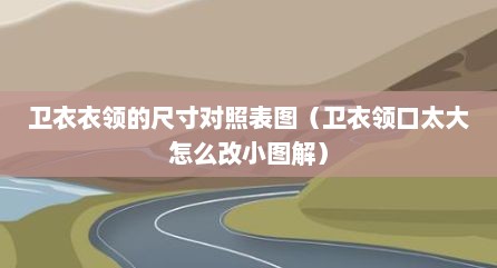 卫衣衣领的尺寸对照表图（卫衣领口太大怎么改小图解）