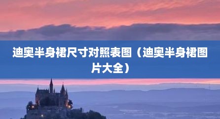 迪奥半身裙尺寸对照表图（迪奥半身裙图片大全）