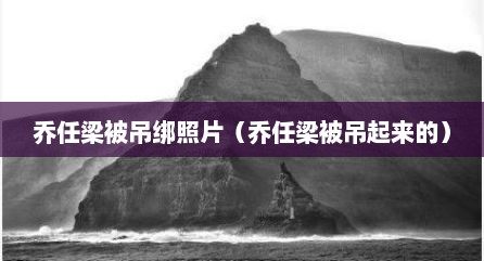 乔任梁被吊绑照片（乔任梁被吊起来的）