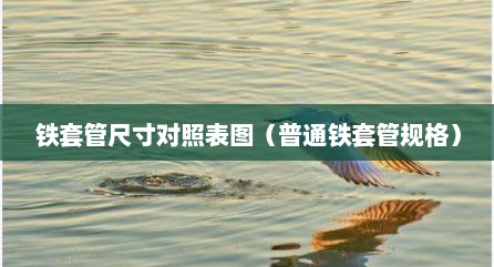 铁套管尺寸对照表图（普通铁套管规格）