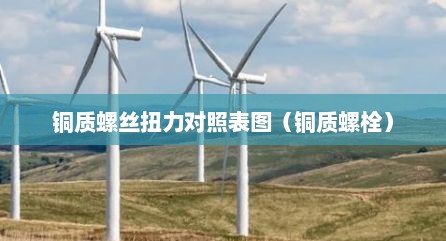 铜质螺丝扭力对照表图（铜质螺栓）