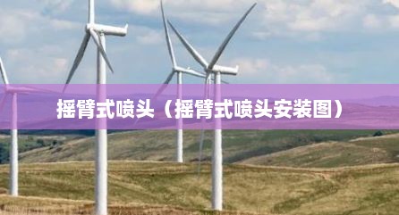 摇臂式喷头（摇臂式喷头安装图）