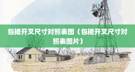 包裙开叉尺寸对照表图（包裙开叉尺寸对照表图片）