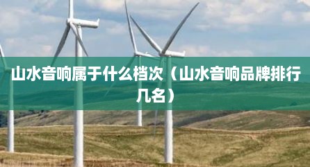山水音响属于什么档次（山水音响品牌排行几名）