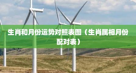 生肖和月份运势对照表图（生肖属相月份配对表）