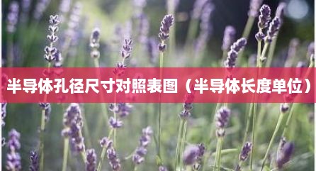 半导体孔径尺寸对照表图（半导体长度单位）