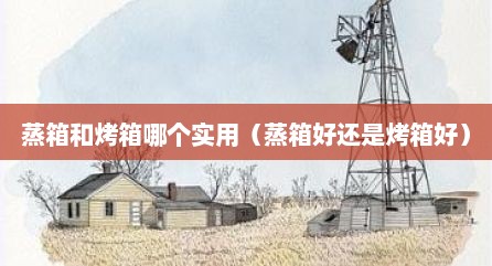 蒸箱和烤箱哪个实用（蒸箱好还是烤箱好）