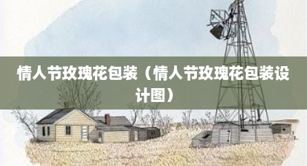 情人节玫瑰花包装（情人节玫瑰花包装设计图）