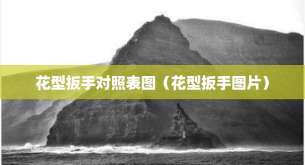花型扳手对照表图（花型扳手图片）