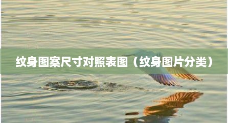纹身图案尺寸对照表图（纹身图片分类）