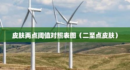 皮肤两点阈值对照表图（二至点皮肤）