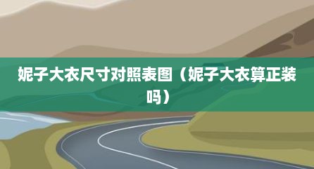 妮子大衣尺寸对照表图（妮子大衣算正装吗）