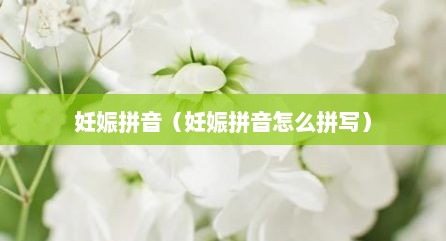 妊娠拼音（妊娠拼音怎么拼写）