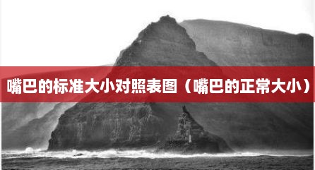 嘴巴的标准大小对照表图（嘴巴的正常大小）