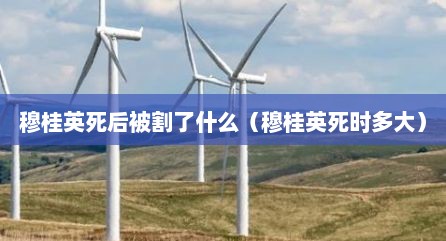 穆桂英死后被割了什么（穆桂英死时多大）