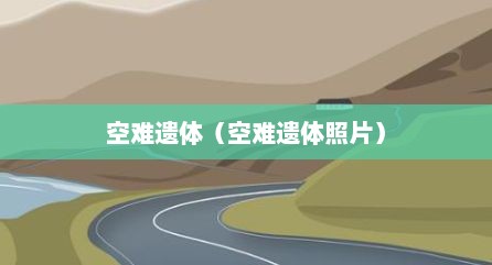 空难遗体（空难遗体照片）