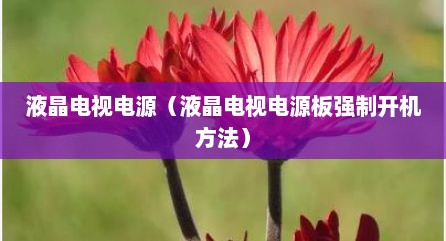液晶电视电源（液晶电视电源板强制开机方法）