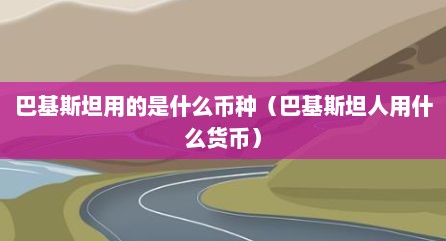巴基斯坦用的是什么币种（巴基斯坦人用什么货币）