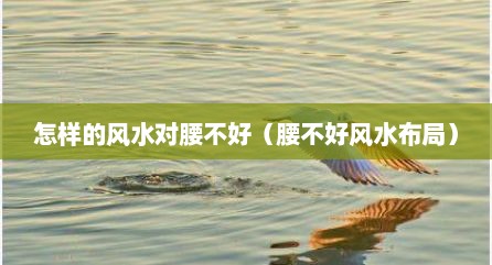 怎样的风水对腰不好（腰不好风水布局）