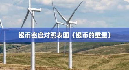 银币密度对照表图（银币的重量）