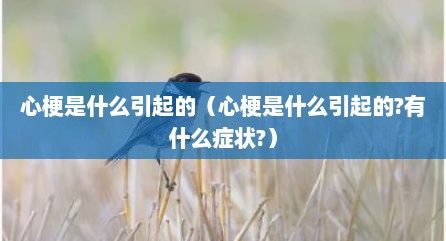 心梗是什么引起的（心梗是什么引起的?有什么症状?）