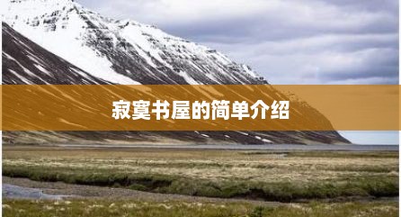 寂寞书屋的简单介绍