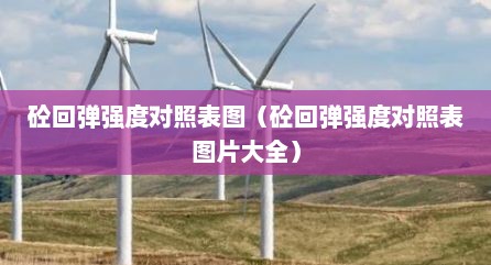 砼回弹强度对照表图（砼回弹强度对照表图片大全）