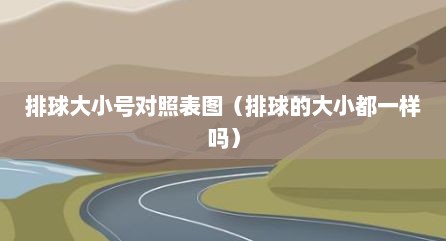 排球大小号对照表图（排球的大小都一样吗）