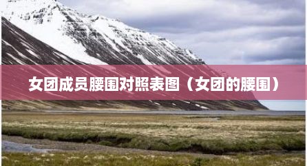 女团成员腰围对照表图（女团的腰围）