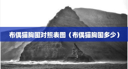 布偶猫胸围对照表图（布偶猫胸围多少）