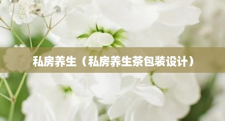 私房养生（私房养生茶包装设计）