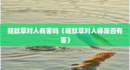 驱蚊草对人有害吗（驱蚊草对人体是否有害）