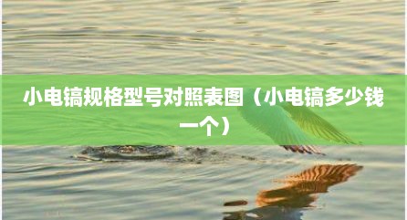 小电镐规格型号对照表图（小电镐多少钱一个）