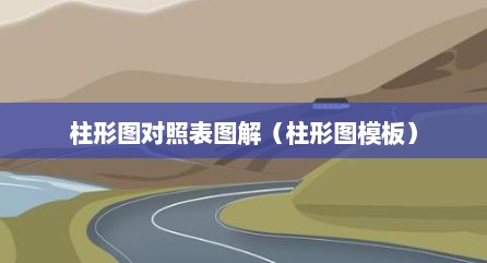 柱形图对照表图解（柱形图模板）