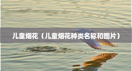 儿童烟花（儿童烟花种类名称和图片）