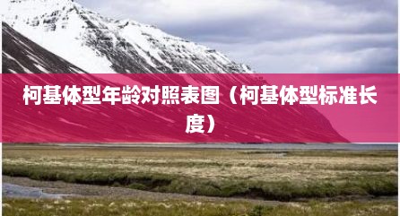 柯基体型年龄对照表图（柯基体型标准长度）