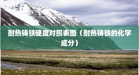 耐热铸铁硬度对照表图（耐热铸铁的化学成分）