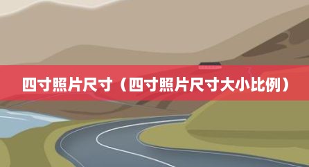 四寸照片尺寸（四寸照片尺寸大小比例）