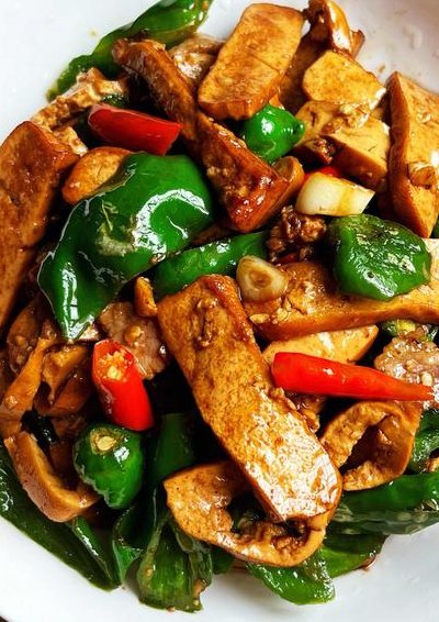 攸县香干炒肉（攸县香干炒肉,没有配菜怎么做）
