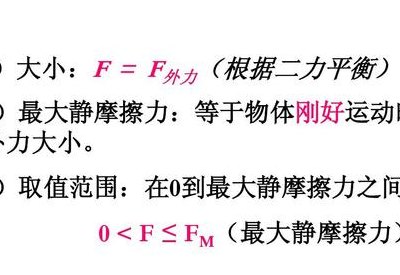 最大静摩擦力(最大静摩擦力对物体运动的影响)