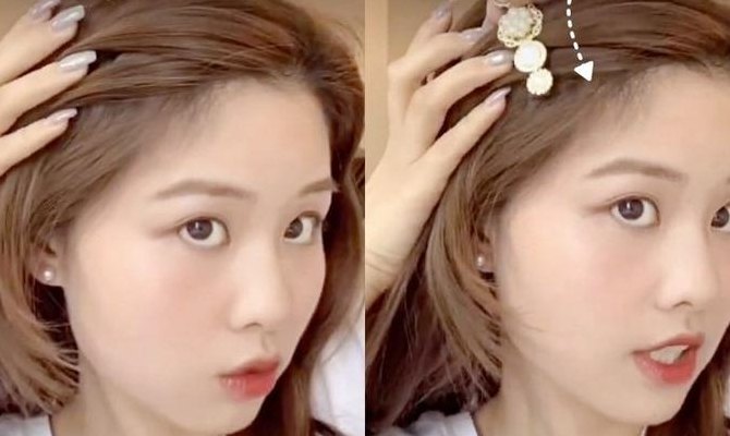 发卡的戴法（发卡的戴法视频）