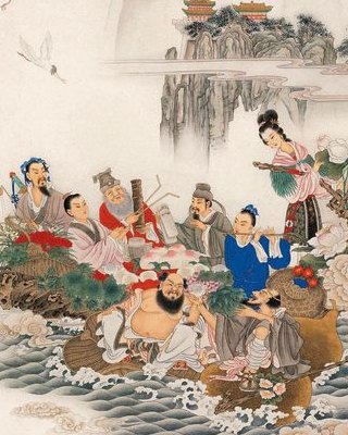 八仙过海各显神通的故事(八位神通展现，共度海难)