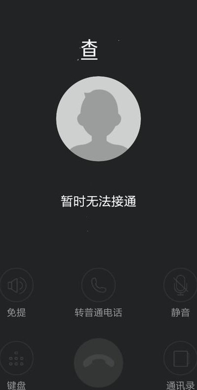 您拨打的电话暂时无法接通(电话暂时无法接通，留言已发。)