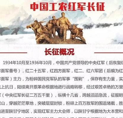 长征简介(中国红军的艰难征程)