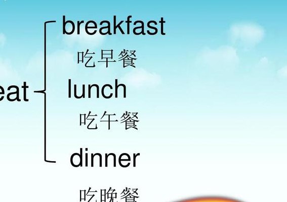 吃晚饭的英文（吃早饭的英文）