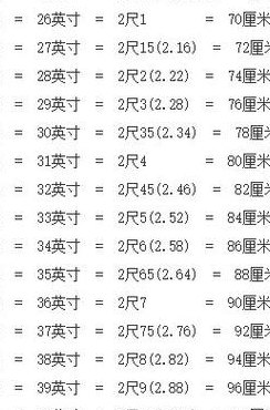 一尺九是多少厘米腰围（三尺一的腰围是多少码）